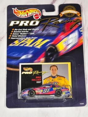 1997 1st Edition Team Hot Wheels Pro Racing #91 Mike Wallace 1:64 Die Cast New